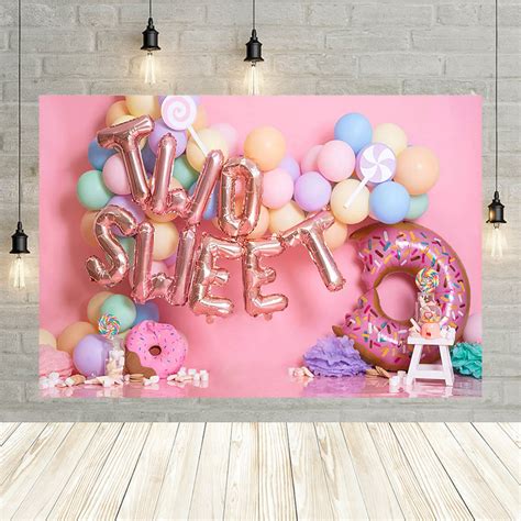 Two Birthday Studio Background Photography Backgrounds Candy