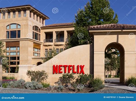 Netflix Headquarters Los Gatos California Usa Editorial Photo Image