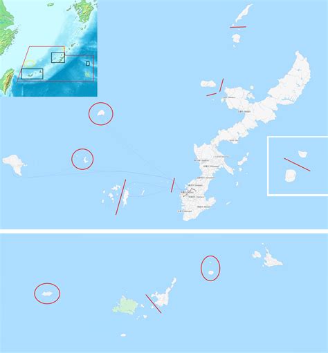 Kerama islands — a cluster of small coral islands between kume and okinawa. File:Map of Okinawa prefecture.png