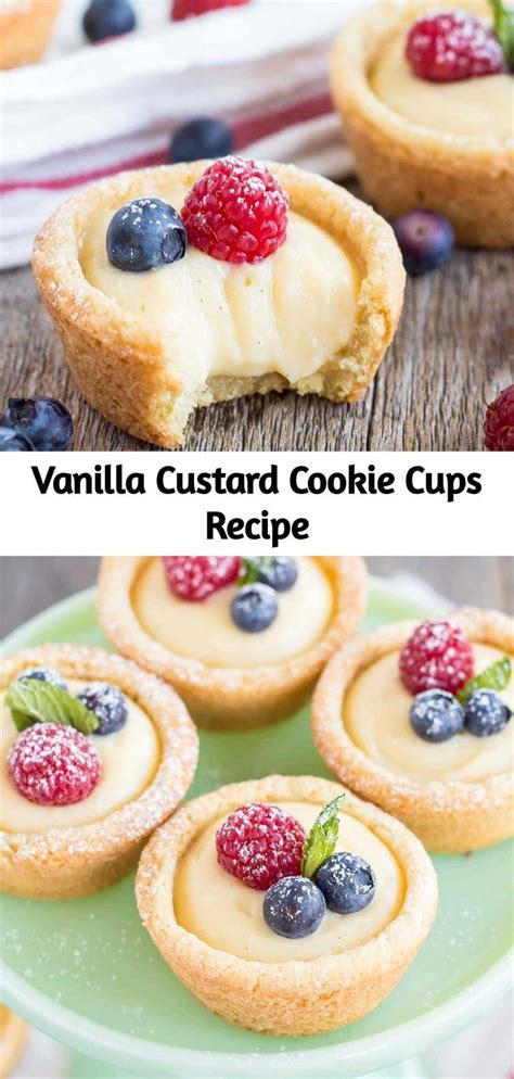 Vanilla Custard Cookie Cups Recipe Mom Secret
