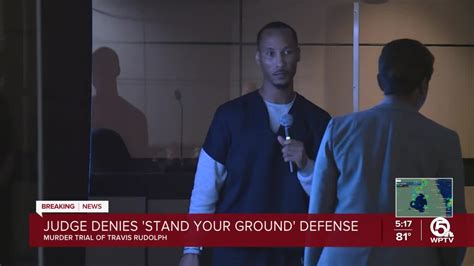 Travis Rudolph Denied Stand Your Ground Defense