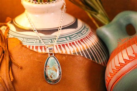 Dry Creek Necklace Native American Turquoise Jewelry Dakota Sky Stone