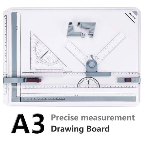 A3 Planche à Dessin Preciva Drawing Board Metric System 51 X 365 Cm