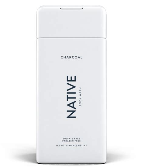 Native Womens Charcoal Body Wash Ingredients Explained