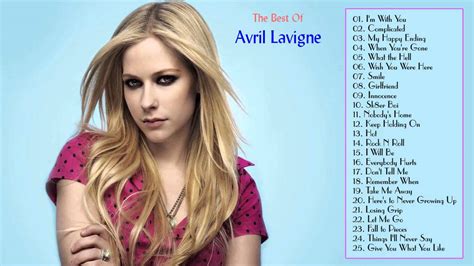 Avril Lavigne Greatest Hits Best Songs Of Avril Lavigne Youtube