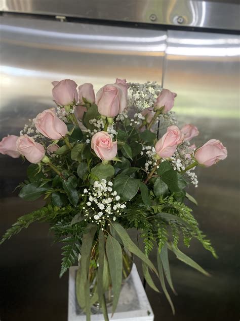 2 Dozen Long Stem Pink Roses In Phoenix Az Pams Floral