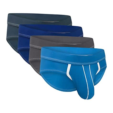 Bulge Enhancing Pouch Underwear For Men 4 Ice Silk Mens Sports Briefs With Size C Pouch Sexy