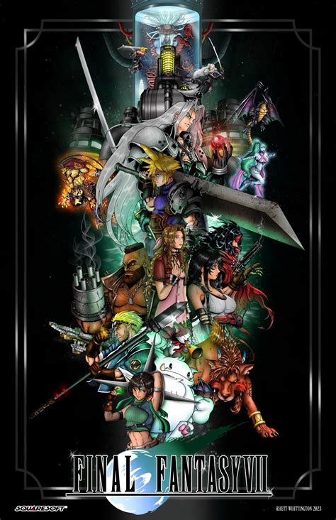 Final Fantasy 7 Poster By Whittingtonrhett On Deviantart