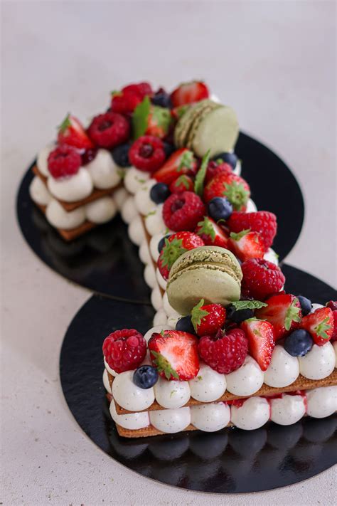 Number Cake Vanille Et Fruits Rouges Surprises Et Gourmandises