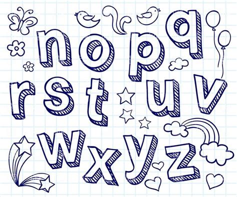 19 Cool Easy Fonts To Draw By Hand Alphabet Hand Drawn Fonts Fonts To Draw How To Draw Hands