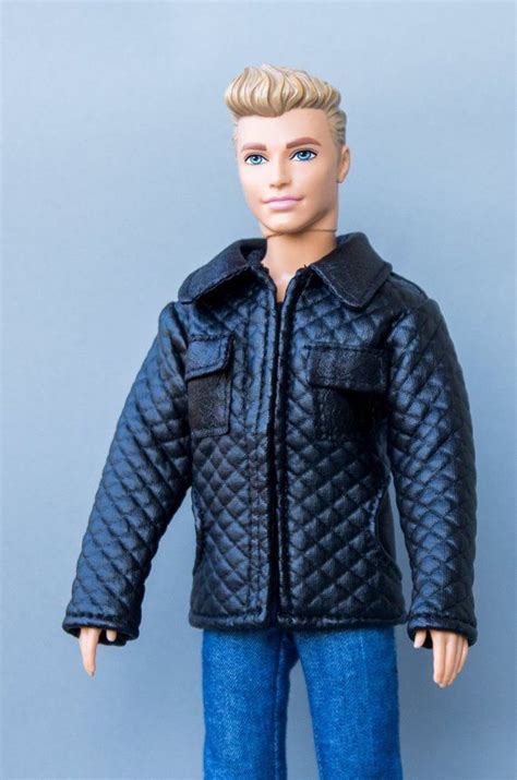 Ken Doll Clothes Ken Leather Jacket Ken Coat Barbie Etsy Fashion