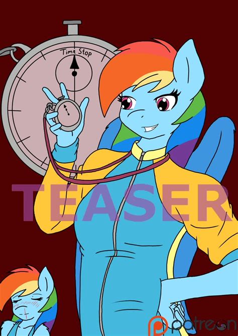 1103267 safe artist linedraweer character rainbow dash species anthro comic your time in