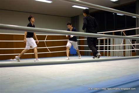 外人俳句 Sports Boxing In Japan