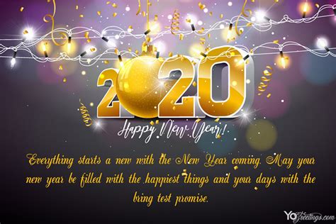 12 Best Happy New Year 2020 Greetings And Cards With Images