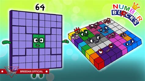 Numberblocks Puzzle Square Club Made In Numberblocks 64 Fanmade