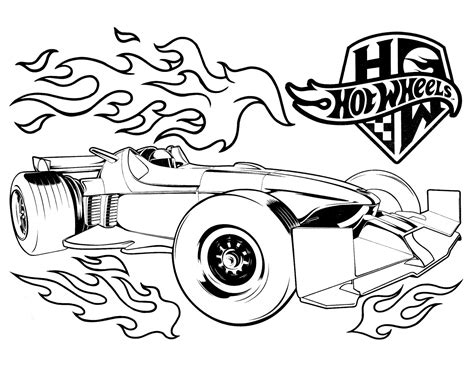 A paixão pelos carros muitas vezes começa na infância. Desenhos para Colorir Hot Wheels