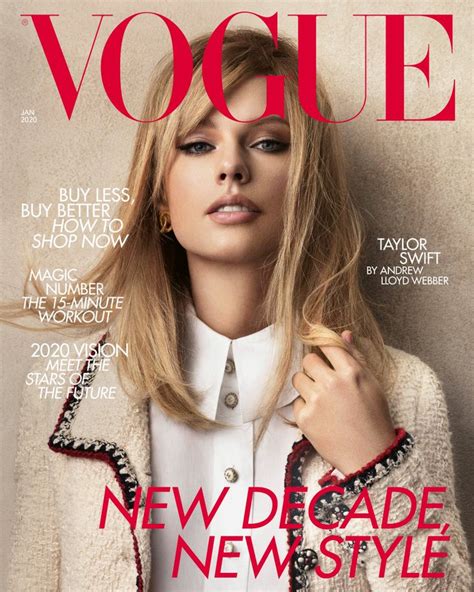 British Vogue Magazine January 2020 Taylor Swift Cover