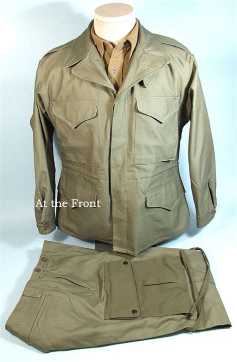 Vintage Us Army M 1943 M43 Field Jacket Ww2 Era Size 32r
