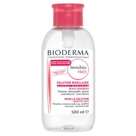 Bioderma Sensibio H2o Make Up Removing Micelle Solution Pump Reverse 500ml Lyskin