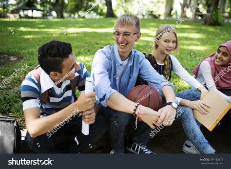 Group Diverse Teenagers Stock Photo 764153875 Shutterstock