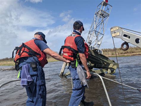 A Crew Form Us Coast Guard Aids To Navigation Team Nara And Dvids