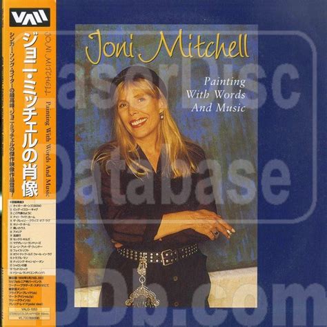 LaserDisc Database Joni Mitchell Painting With Words And Music VALG