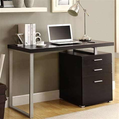 Lots of people are instead focused on making sure they have enough space for their computer monitor, keyboard, mouse pad, and mouse. Computer Desk with File Cabinet in Desks and Hutches