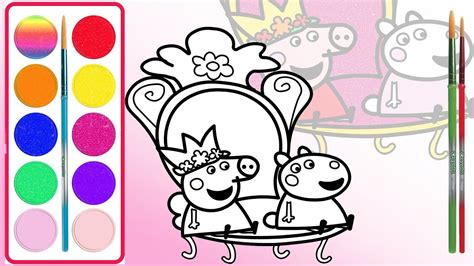 Peppa Pig Coloring Pages How To Draw Peppa Pig And Suzy Peppa Pig