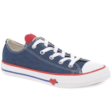 Converse Converse Oxford Lace Hearts Girls Youth Canvas Shoes Girls