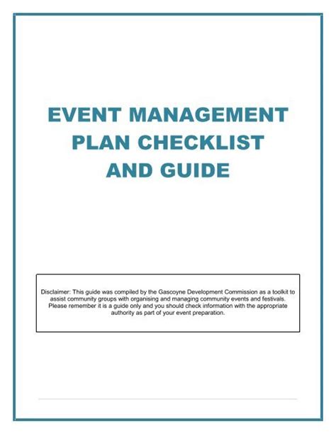 Event Management Plan Sohoqlero