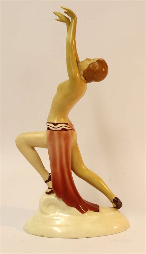 Antiques Atlas Art Deco Figure By Royal Dux