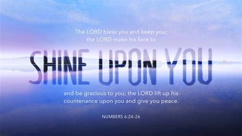 Bible Art Numbers 5 6 The Lord Make His Face To Shine Upon You And Be