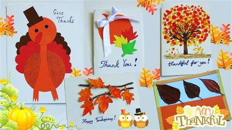 Choose from a range of thanksgiving specials ecard to make this thanksgiving a. DIY THANKSGIVING Cards | Thanksgiving gifts idea | Thankful Cards | Super Easy DIY - YouTube