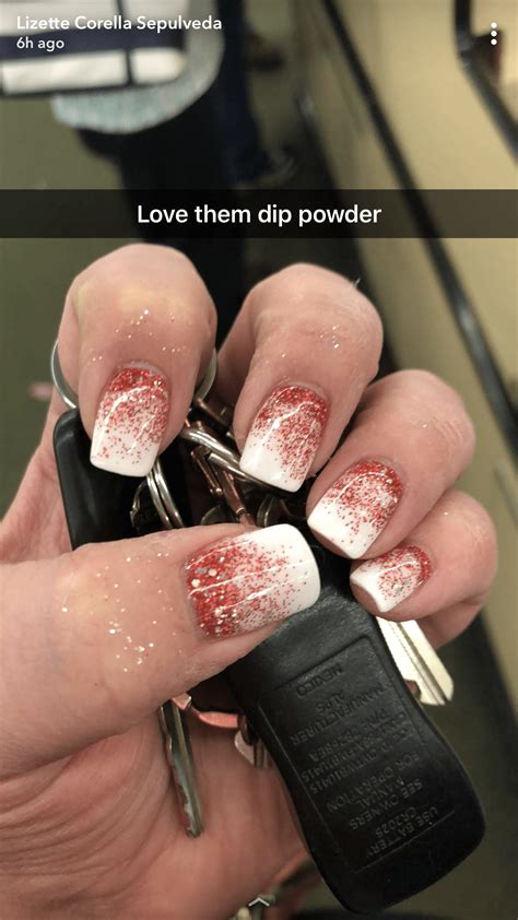 Powder Dip Nails Nail Art Cute Blue Winter Nail Art Designs | Dipped