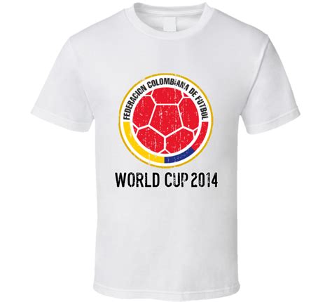 The team finished fifth among nine participants. Colombia National Football Team Logo Distressed World Cup ...