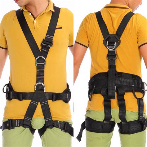 New Professional Harnesses Rock Climbing Full Body Safety Belt Chile Shop