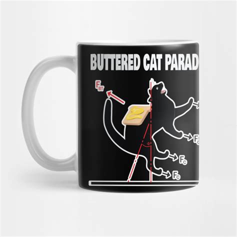 Buttered Cat Paradox Math Physics Cat Mathematics Mug Teepublic