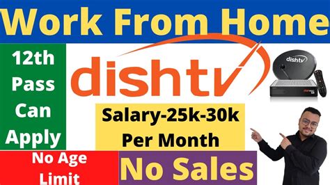 Dish TV Hiring Freshers | 12th Pass Eligible | Online Jobs At Home