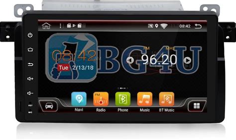 Navigatie Radio Bmw E46 3 Serie Android Os 9 Inch Scherm Gps Wifi