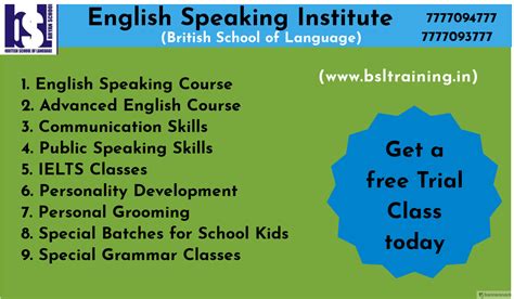English Speaking Courses Institute Delhi Bsl Pitampura