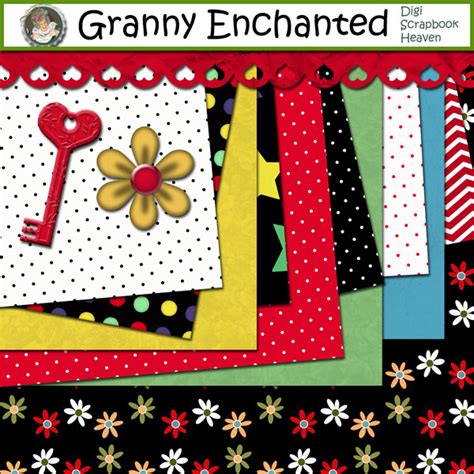 Granny Enchanteds Blog Free Digital Scrapbook Kit Granny Pack 79