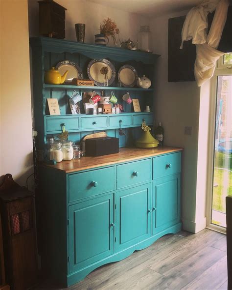 Finally Painted My Mismatch Dresser Teal With Farrow And Ball Vardo