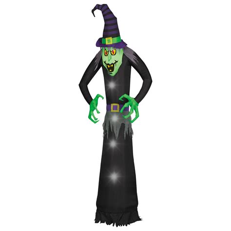 Totally Ghoul Airblown Wicked Tall Witch Giant 12