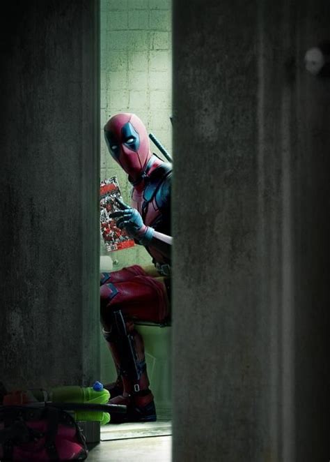 Deadpool Takes A Bathroom Break In New Image With Ryan
