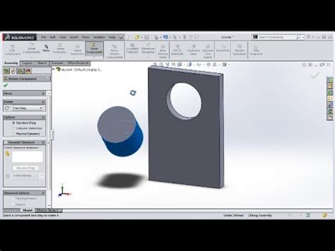 Solidworks How To Rotate Part In Assembly - YouTube