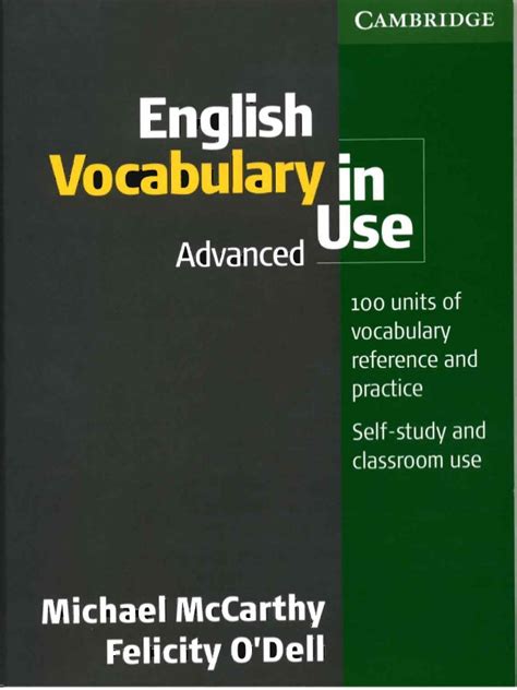 Cambridge English Vocabulary In Use Advanced Ielts Book Library