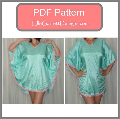 PDF Pattern Circle Beach Cover Up One Size Fits Small Etsy