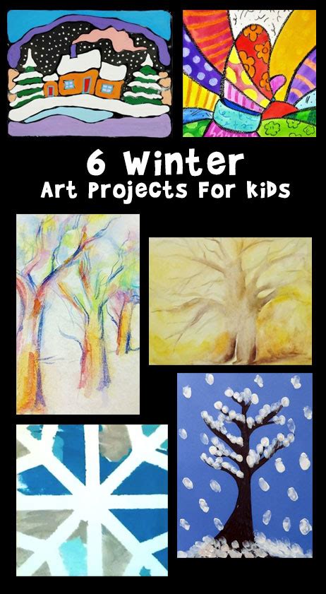 6 Winter Art Projects For Kids Woo Jr Kids Activities Childrens