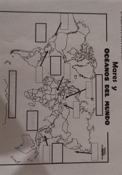 Clon Pavimento Punto De Partida Mapa Mares Y Oceanos Del Mundo Rítmico