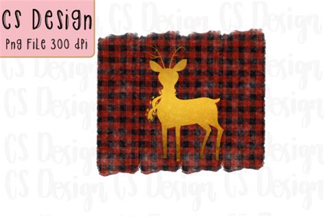 Christmas Reindeer Clipart Sublimation Graphic By Csdesign · Creative